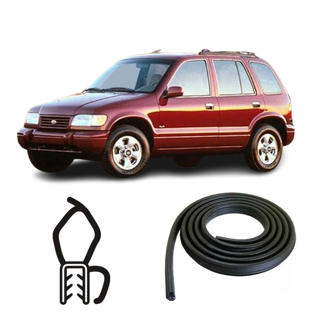 BORRACHA DO PORTA MALAS PRETA COM ABA KIA SPORTAGE 95/03 BORRACHA DO PORTA MALAS PRETA COM ABA KIA SPORTAGE 95/03 - Oferta na Shopee