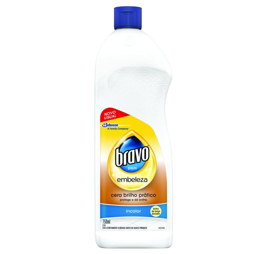 Cera Líquida Bravo Brilho Prático Incolor 750ml - Oferta na Shopee