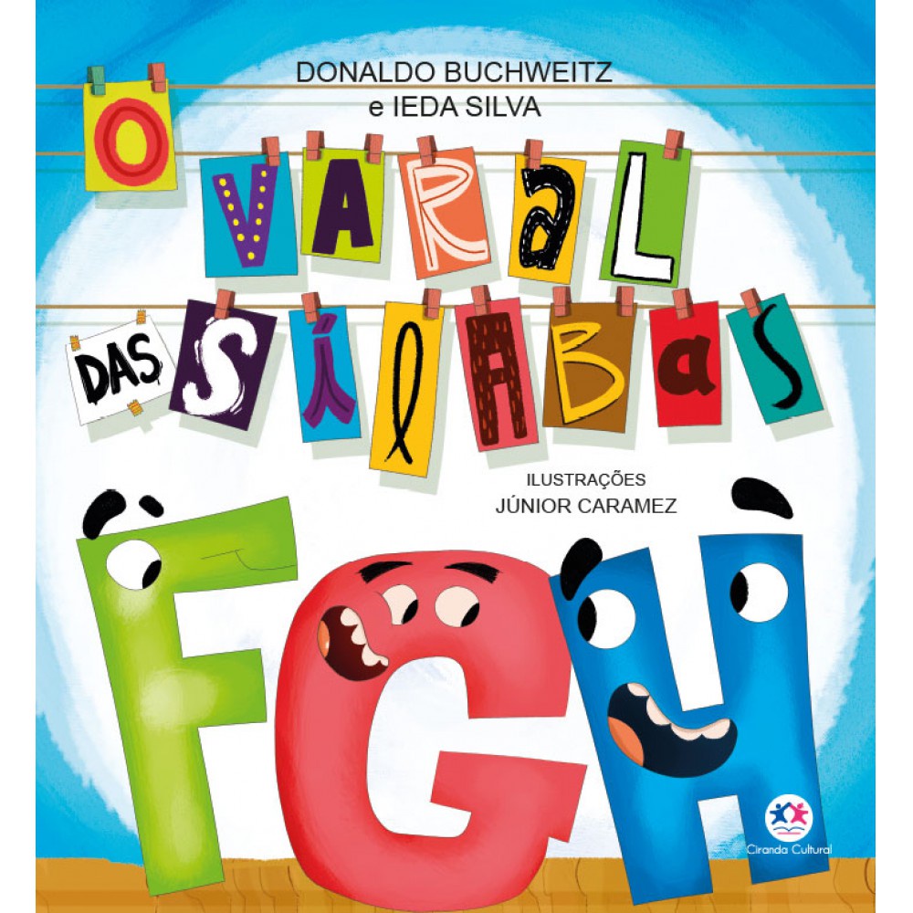 Livro - O varal das sílabas - F, G e H Livro - O varal das sílabas - F
