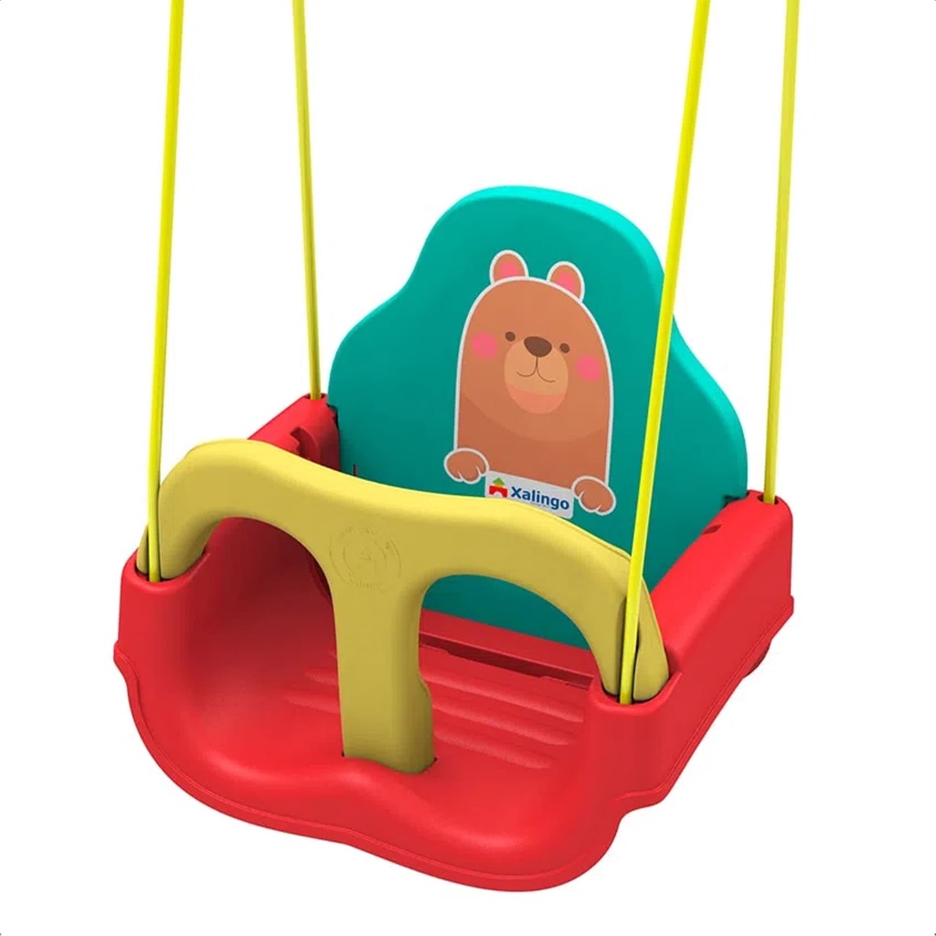 Balanço Infantil Ursinho Até 23kg Com Cinto de Segurança Xalingo - 09355 - Oferta na Shopee