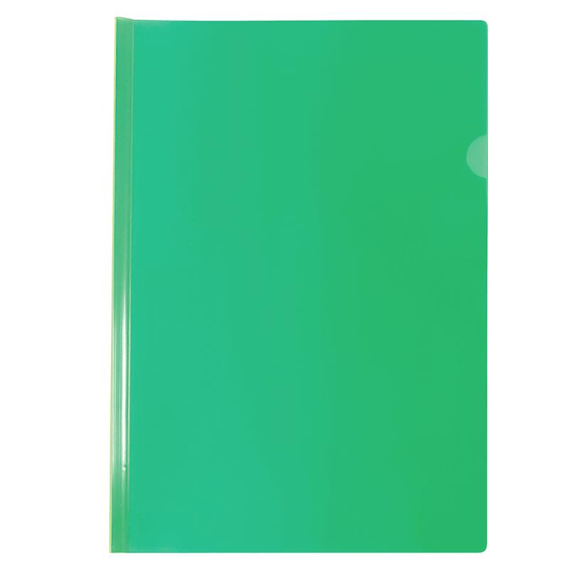 Pasta com canaleta transparente A4 verde 0822PP/VD Dac - Oferta na Shopee