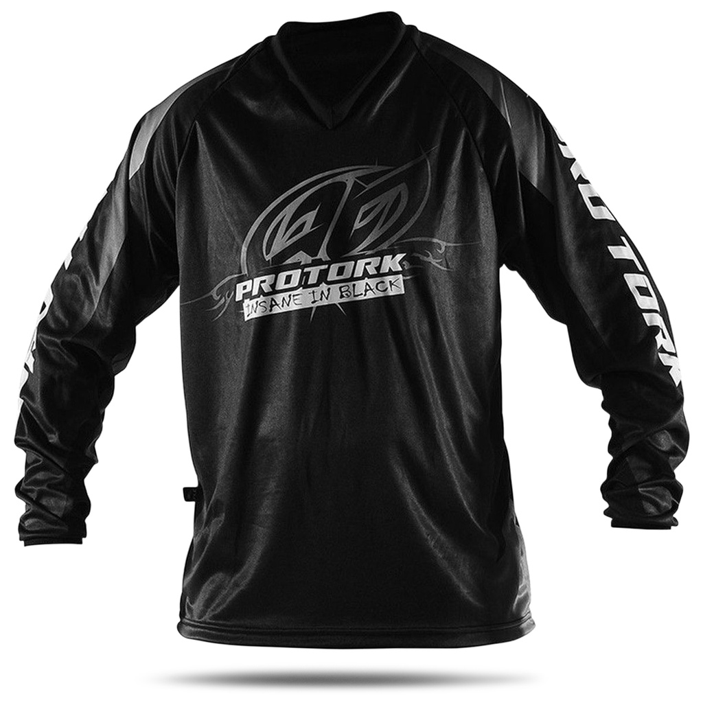 Camisa Adulto Para Motocross Enduro e Trilha Pro Tork Insane In Black - Oferta na Shopee