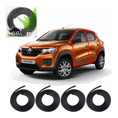 Kit Com 4 Borrachas Porta Lateral Kwid Megane Aba Lisa Kit Com 4 Borrachas Porta Lateral Kwid Megane Aba Lisa - Oferta na Shopee