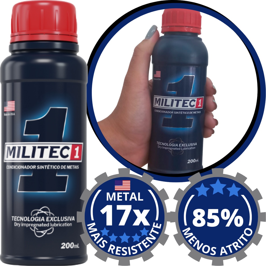 Militec 1 Condicionador de Metais 200ml 100% Original Novo Militec 1 Condicionador de Metais 200ml 100% Original Novo - Oferta na Shopee
