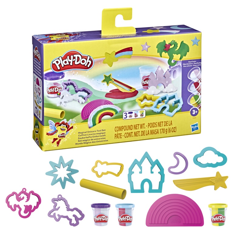 Massinha Play Doh Mundo Mágico dos Unicórnios - Hasbro F3616 Massinha Play Doh Mundo Mágico dos Unicórnios - Hasbro F3616 - Oferta na Shopee