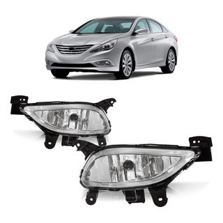 Farol Milha Auxiliar Sonata 2011 2012 2013 2014 Carcaça Preta Lente Lisa Farol Milha Auxiliar Sonata 2011 2012 2013 2014 Carcaça Preta Lente Lisa - Oferta na Shopee