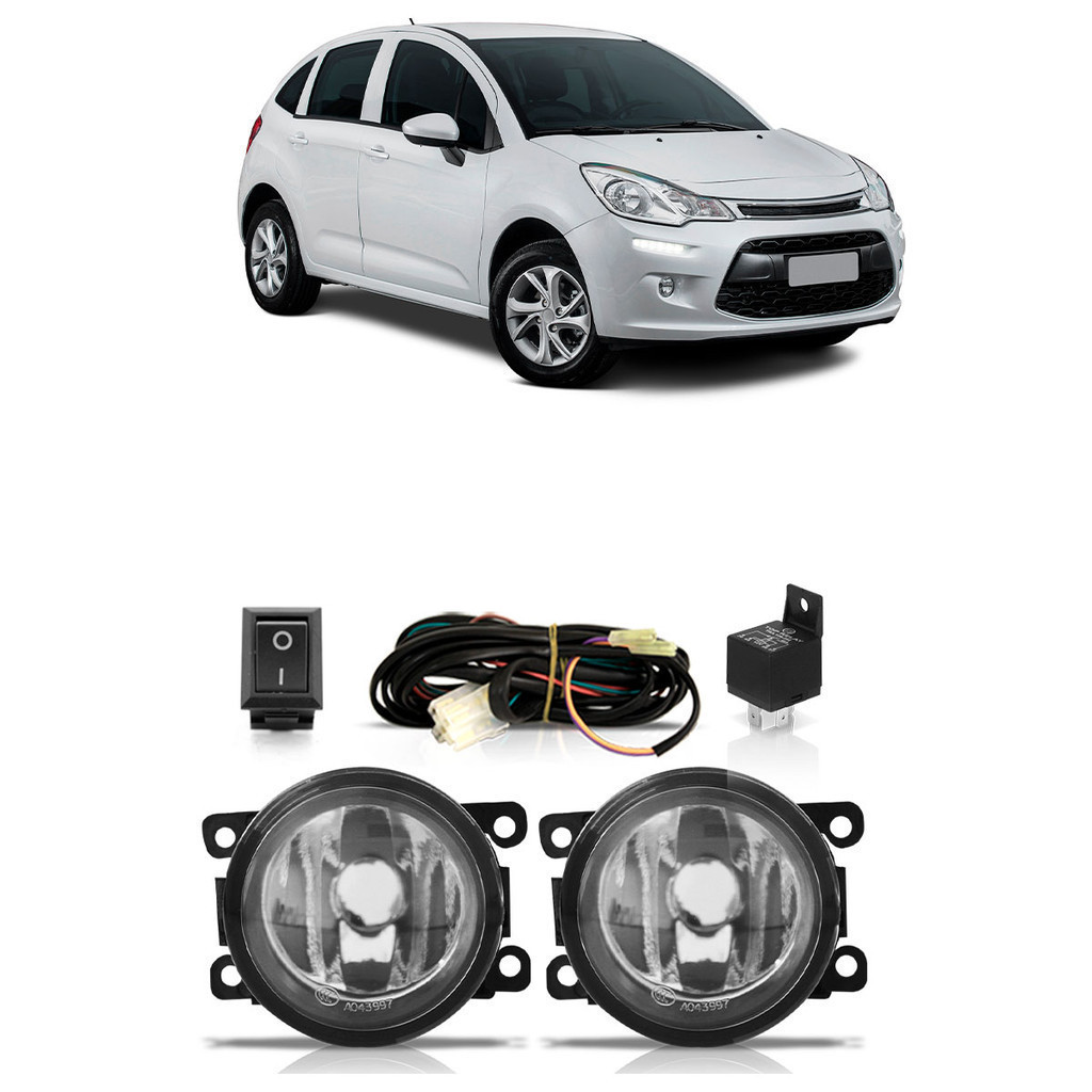 Kit Farol Milha Auxiliar C3 2009 2010 2011 2012 2013 2014 2015 2016 2017 2018 2019 2020 Completo Kit Farol Milha Auxiliar C3 2009 2010 2011 2012 2013 2014 2015 2016 2017 2018 2019 2020 Completo - Oferta na Shopee