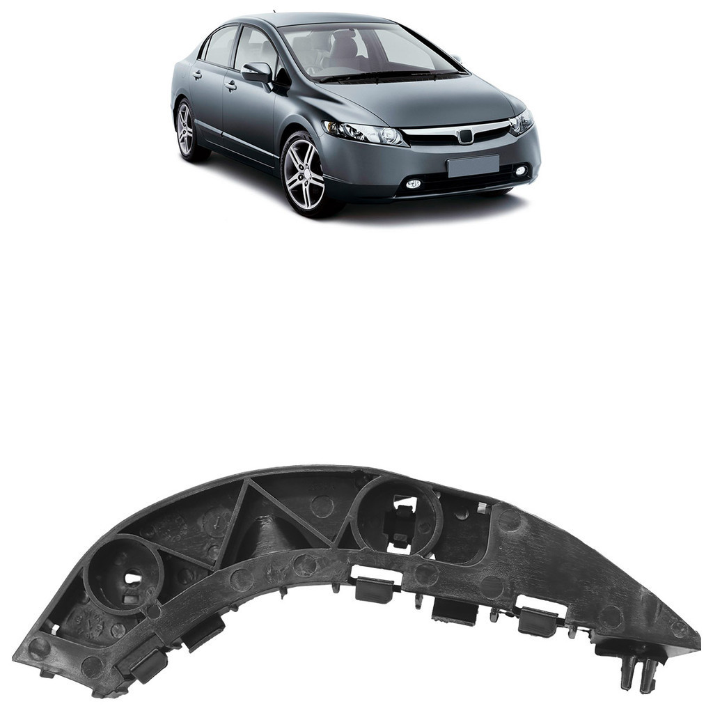 Suporte Guia Parachoque Dianteiro Civic 2007 2008 2009 2010 2011 Preto Suporte Guia Parachoque Dianteiro Civic 2007 2008 2009 2010 2011 Preto - Oferta na Shopee