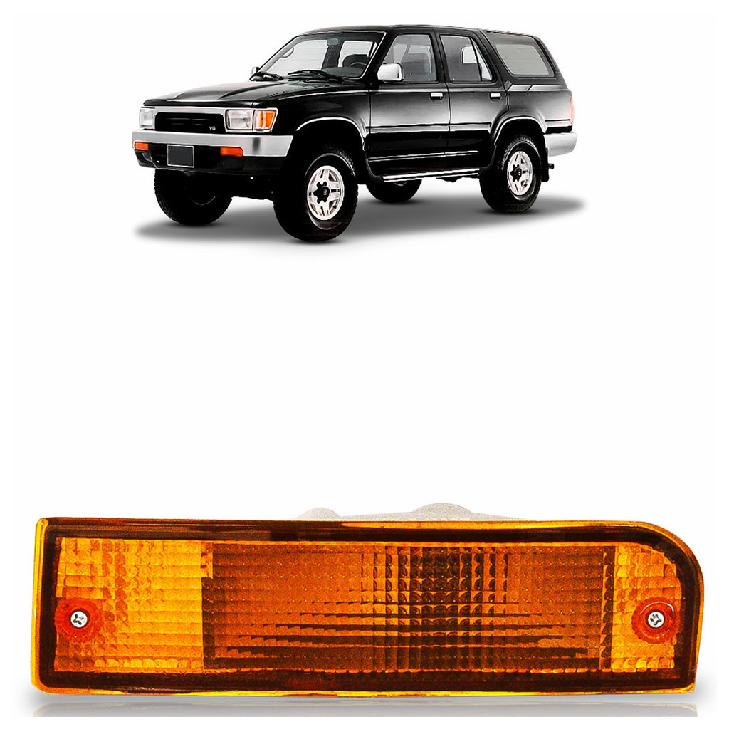 Pisca Seta Parachoque Dianteiro Hilux SW4 1992 1993 1994 1995 Âmbar Lente Estriada Acrilico Pisca Seta Parachoque Dianteiro Hilux SW4 1992 1993 1994 1995 Âmbar Lente Estriada Acrilico - Oferta na Shopee
