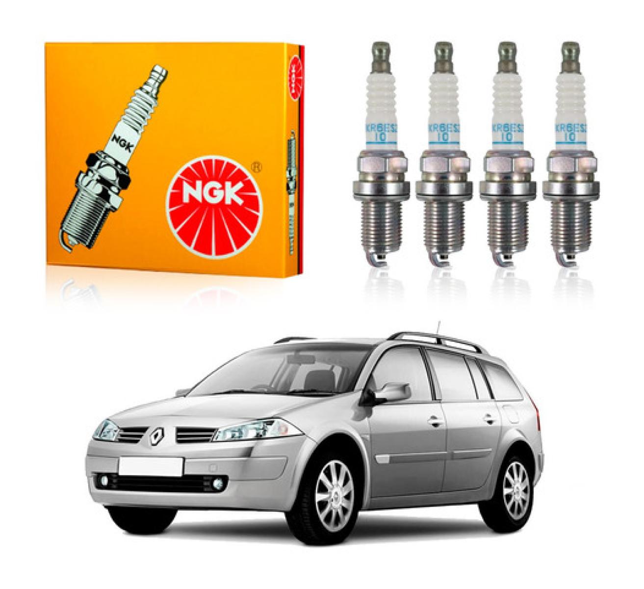 Jogo Velas Ngk Megane Grand Tour 1.6 16v 2012 Jogo Velas Ngk Megane Grand Tour 1.6 16v 2012 - Oferta na Shopee