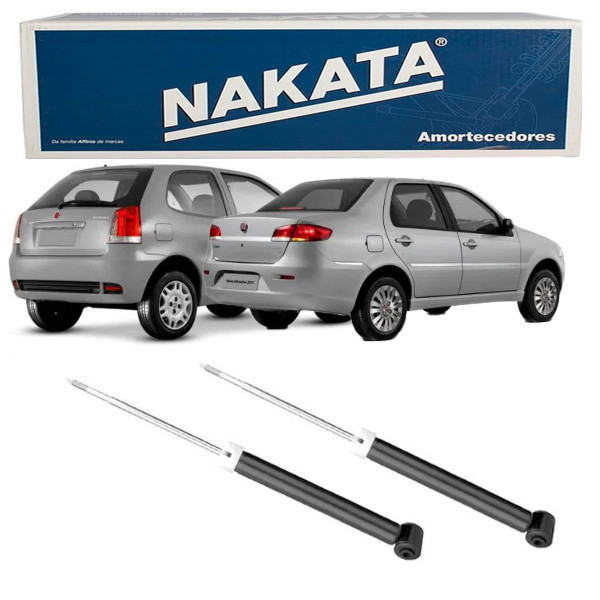 PAR Amortecedor Traseiro Fiat Palio Siena 1996 a 2016 Nakata HG31039 PAR Amortecedor Traseiro Fiat Palio Siena 1996 a 2016 Nakata HG31039 - Oferta na Shopee