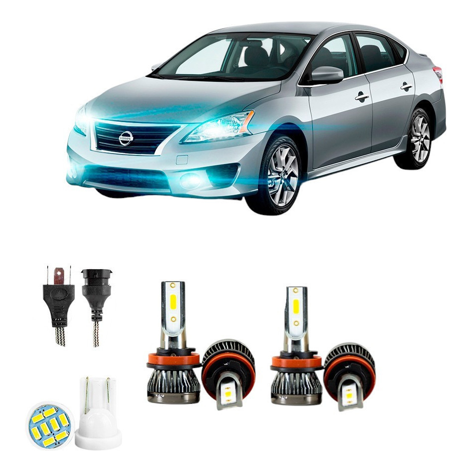 Ultra Led Nano 22000lm Nissan Sentra 2014-2021 Alto Baixo Ultra Led Nano 22000lm Nissan Sentra 2014-2021 Alto Baixo - Oferta na Shopee