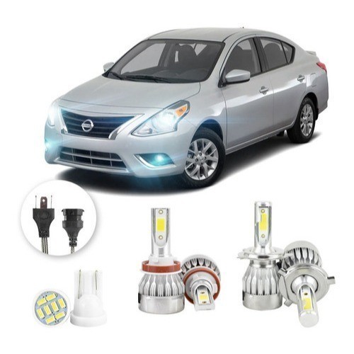 Lâmpadas Ultra Led Nissan Versa 20000lm Alto Baixo e Milha + Pingo Led Lâmpadas Ultra Led Nissan Versa 20000lm Alto Baixo e Milha + Pingo Led - Oferta na Shopee