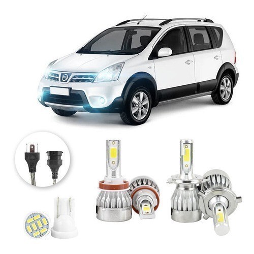 Lâmpadas Ultra Led Nissan Livina 20000lm Alto Baixo e Milha + Pingo Led Lâmpadas Ultra Led Nissan Livina 20000lm Alto Baixo e Milha + Pingo Led - Oferta na Shopee