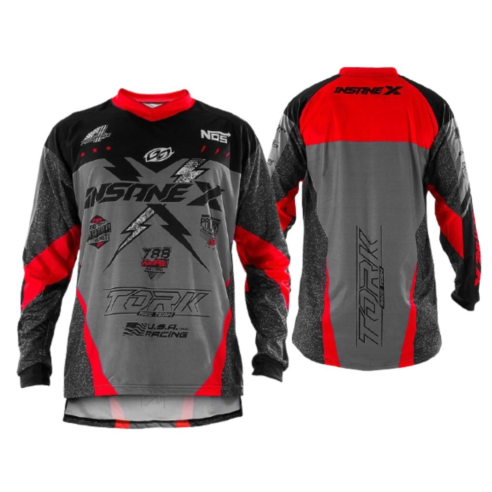 Camisa Blusa Motocross Trilha Masculino Feminino Velocross Enduro Pro Tork Insane X Bike Esporte - Oferta na Shopee