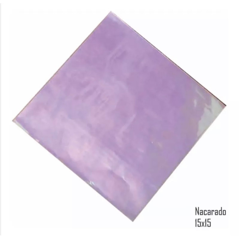 300 Celofane Nacarado Furta-cor Quadrado Bem Casado 15x15 off 300 Celofane Nacarado Furta-cor Quadrado Bem Casado 15x15 off - Oferta na Shopee