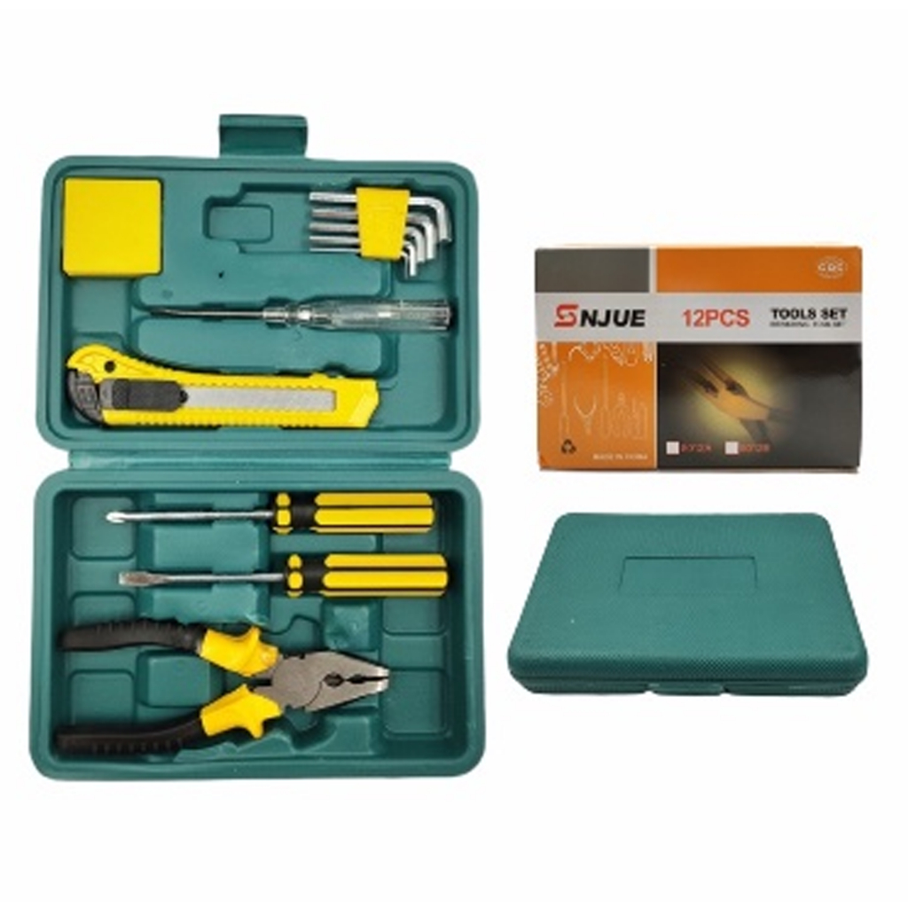 Kit Jogo De Ferramentas 12Pçs Com Maleta Multiuso Para Reparos Simples Kit Jogo De Ferramentas 12Pçs Com Maleta Multiuso Para Reparos Simples - Oferta na Shopee