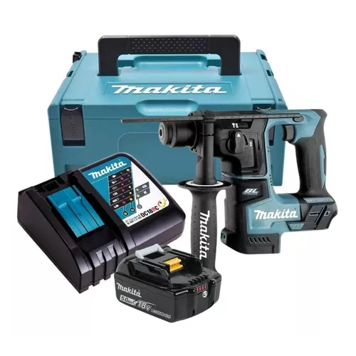 Martelete Bateria 18v 5ah Makita Dhr171 Carregador Rapido E Maleta Martelete Bateria 18v 5ah Makita Dhr171 Carregador Rapido E Maleta