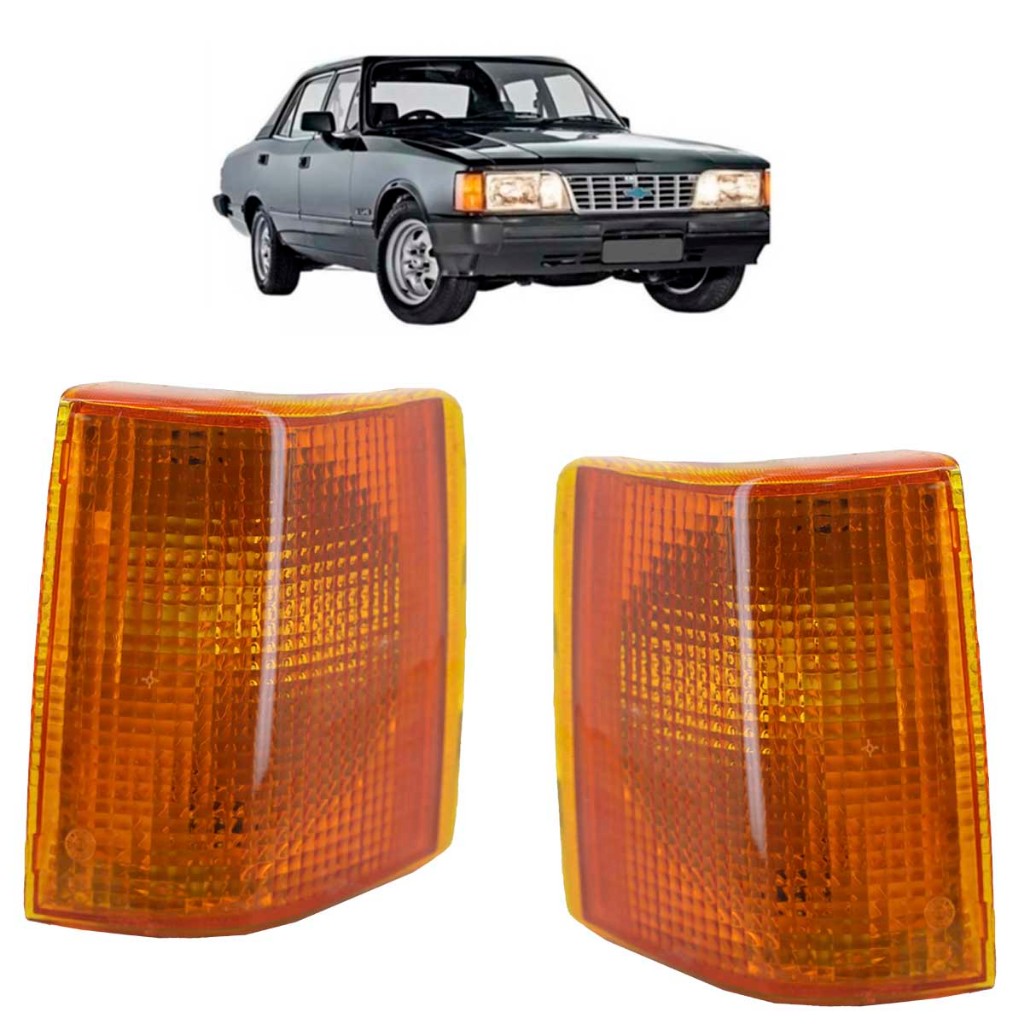 Pisca Seta Dianteira Opala 1988 1989 1990 1991 1992 Âmbar Pisca Seta Dianteira Opala 1988 1989 1990 1991 1992 Âmbar - Oferta na Shopee