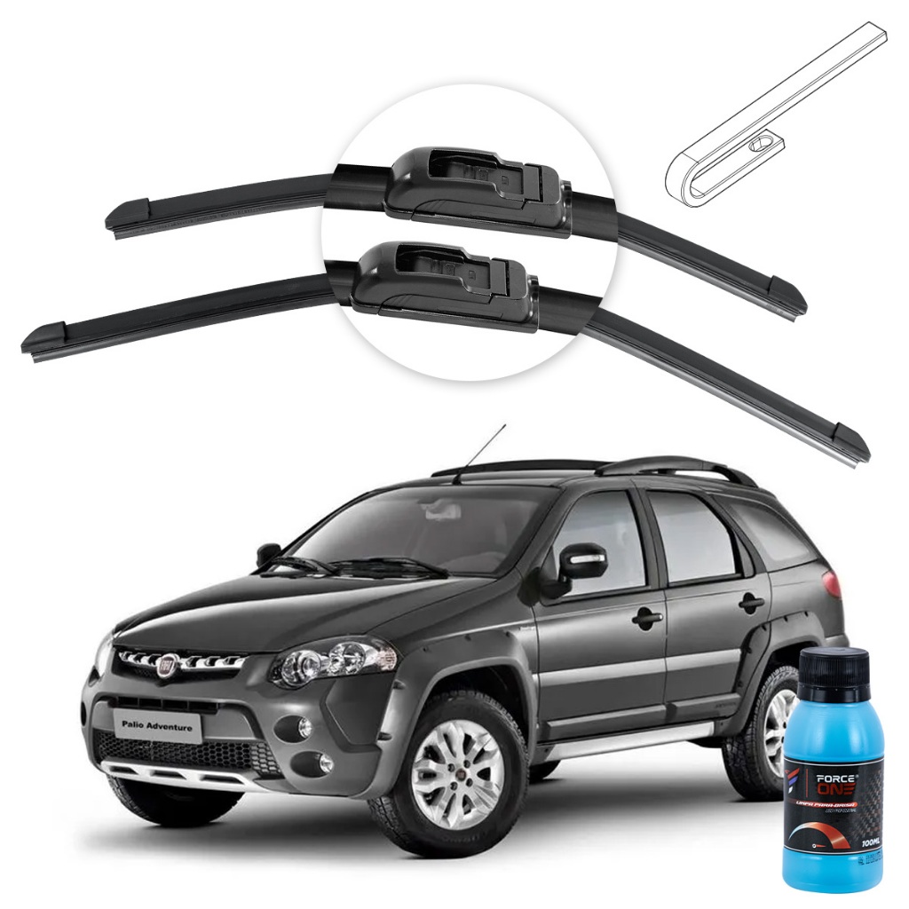 Palheta Limpador de Parabrisa Fiat Palio Adventure G4 ano 08 a 20 Universal Palheta Limpador de Parabrisa Fiat Palio Adventure G4 ano 08 a 20 Universal - Oferta na Shopee