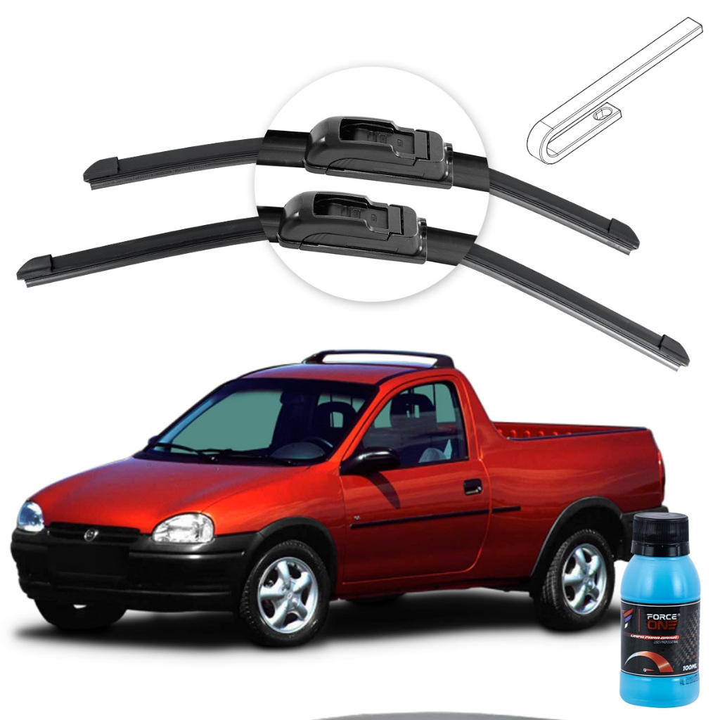 Palheta Limpador de Parabrisa Chevrolet Corsa Pickup ano 95 a 03 Universal Palheta Limpador de Parabrisa Chevrolet Corsa Pickup ano 95 a 03 Universal - Oferta na Shopee