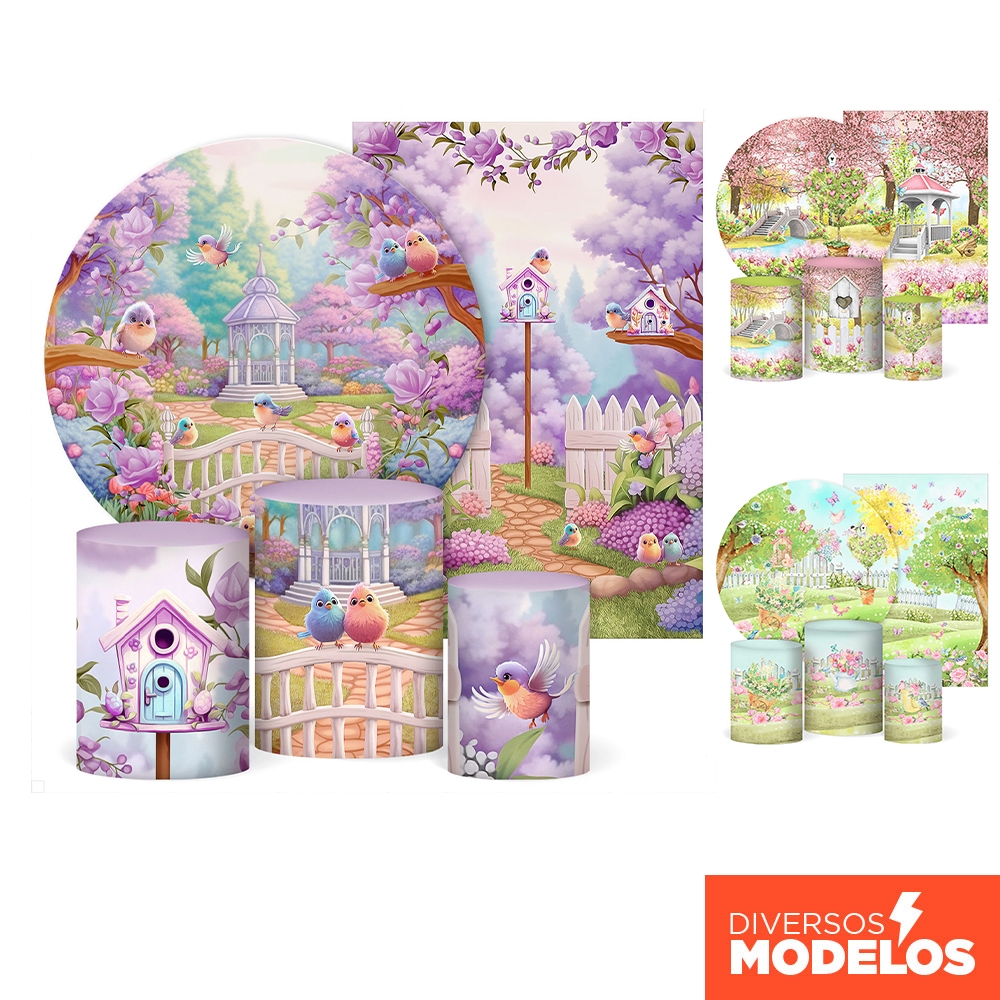 Painéis Casado E Trio Capas Cilindros Festa Jardim Encantado Veste Fácil Sublimado Em Tecido Painéis Casado E Trio Capas Cilindros Festa Jardim Encantado Veste Fácil Sublimado Em Tecido - Oferta na Shopee