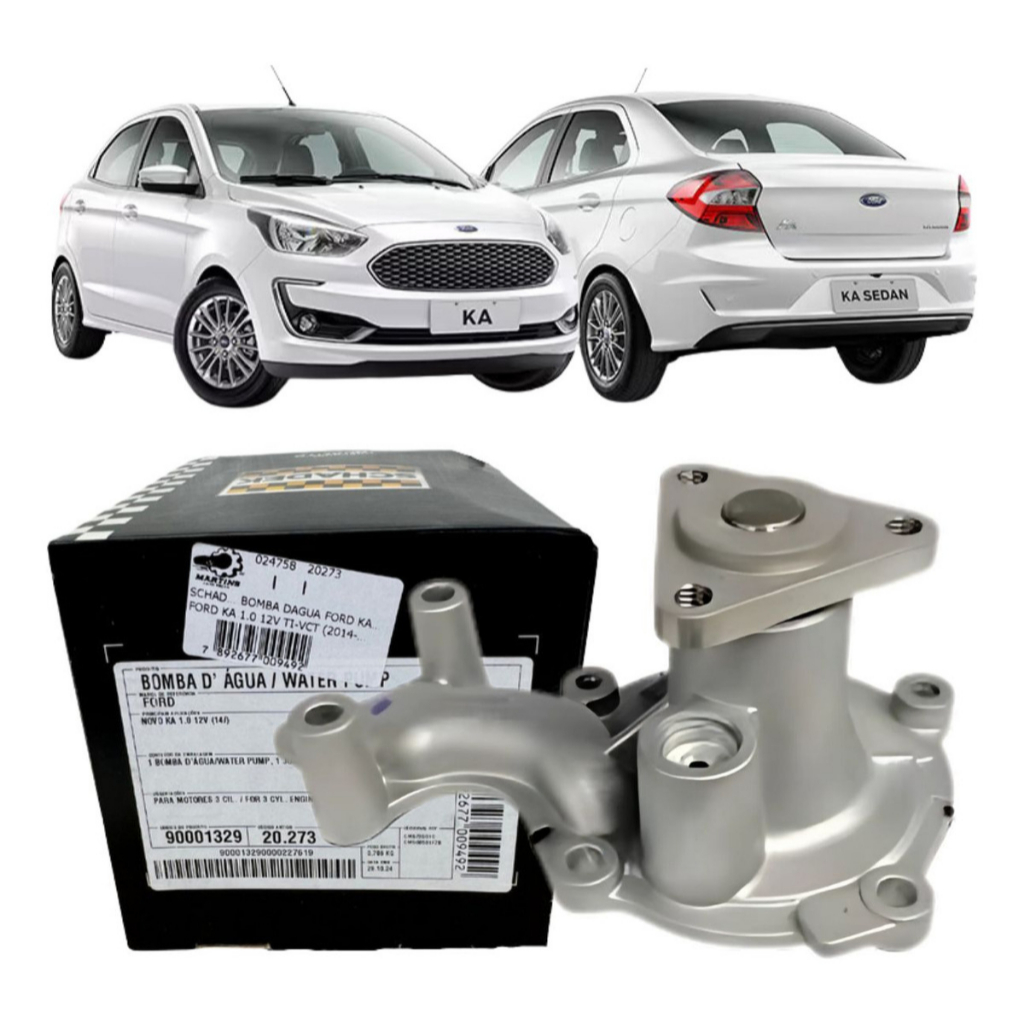 Bomba D'Agua - Ford KA / Fiesta 1.0 12V 3CL 2015 2016 2017 2018 2019 2020 2021 2022 2023 2024 2025 Bomba D'Agua - Ford KA / Fiesta 1.0 12V 3CL 2015 2016 2017 2018 2019 2020 2021 2022 2023 2024 2025 - Oferta na Shopee