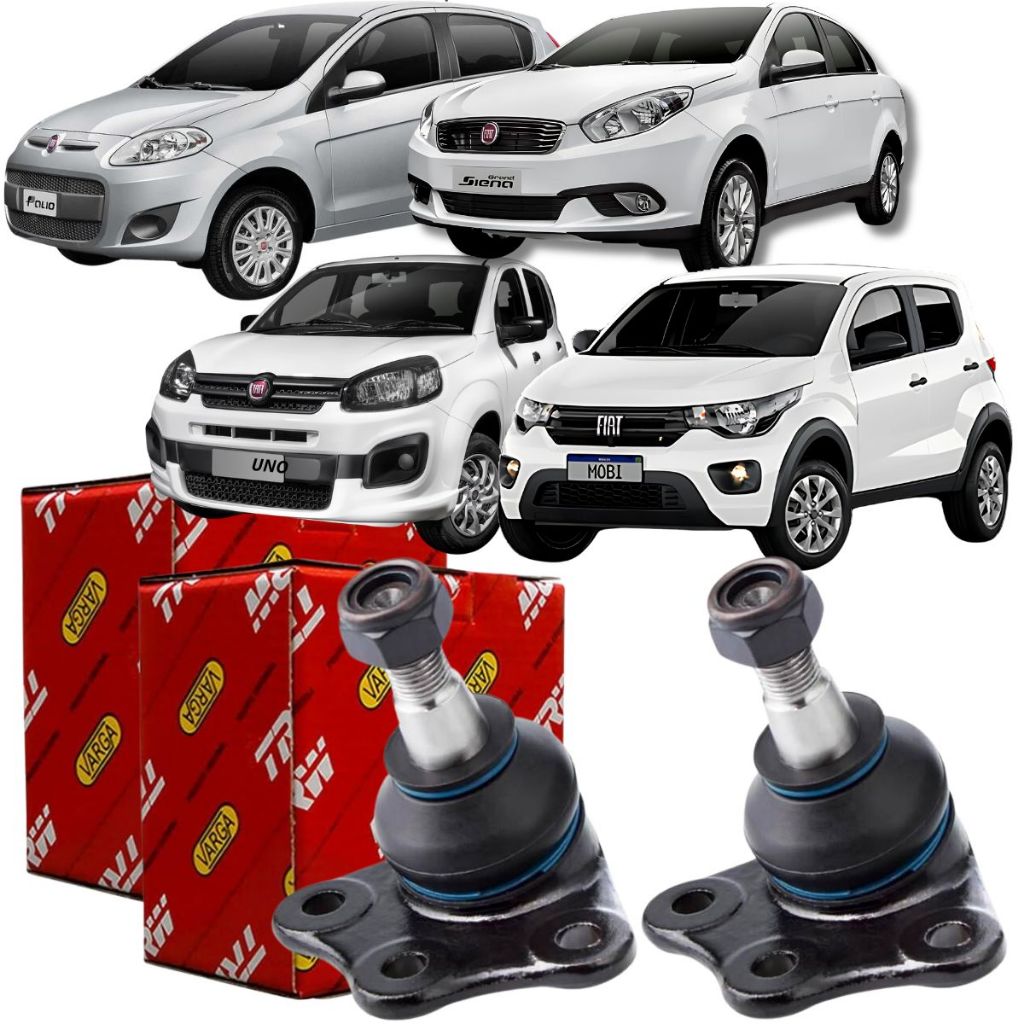 Par de Pivôs de Suspensão Inferior Dianteiro - Fiat Palio Siena Mobi Strada Fire - TRW Par de Pivôs de Suspensão Inferior Dianteiro - Fiat Palio Siena Mobi Strada Fire - TRW - Oferta na Shopee