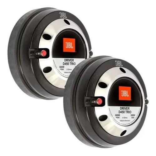 Kit 2 Drivers JBL D450 Trio Selenium 300 Watts Rms 8 Ohms Corneta Cornetão D 450 - Oferta na Shopee