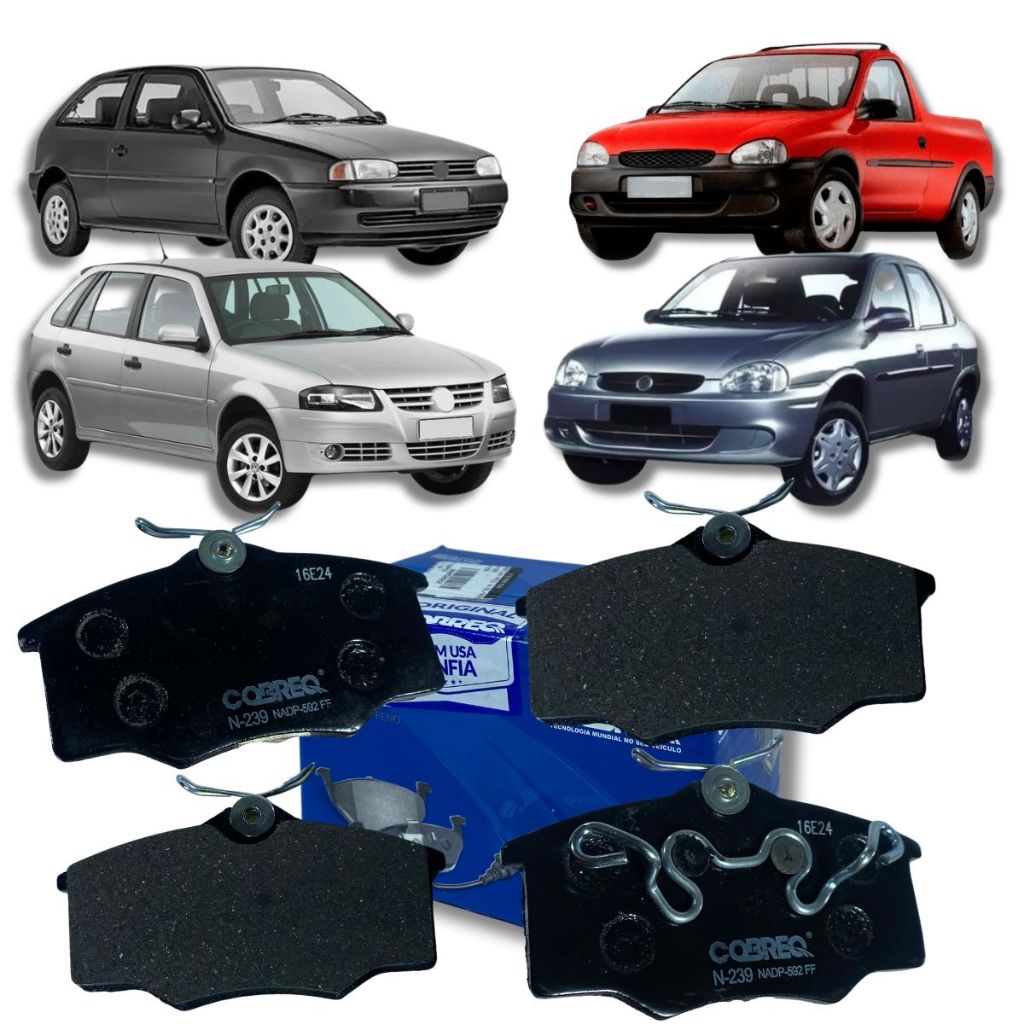 Pastilha Freio Cobreq Gm Corsa Kadett Ipanema Corsa Pickup Pastilha Freio Cobreq Gm Corsa Kadett Ipanema Corsa Pickup - Oferta na Shopee