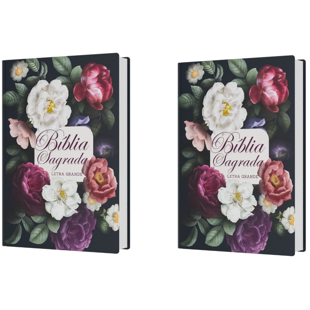 Kit Bíblia Sagrada ACF - Letra Grande - Jardim da Promessa 2 Unidades Kit Bíblia Sagrada ACF - Letra Grande - Jardim da Promessa 2 Unidades - Oferta na Shopee
