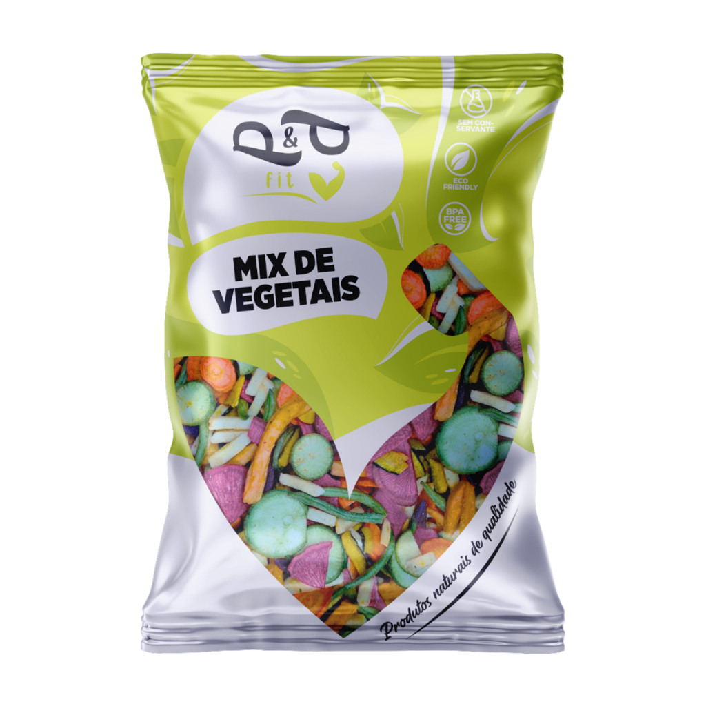 Mix P&P Vegetais e Legumes Desidratados Crocantes - Oferta na Shopee