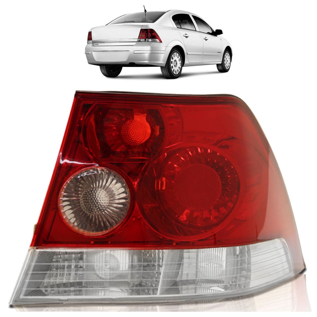 Lanterna Traseira Vectra Sedan 2006 2007 2008 2009 2010 2011 Bicolor Lente Lisa Acrilico Lanterna Traseira Vectra Sedan 2006 2007 2008 2009 2010 2011 Bicolor Lente Lisa Acrilico - Oferta na Shopee