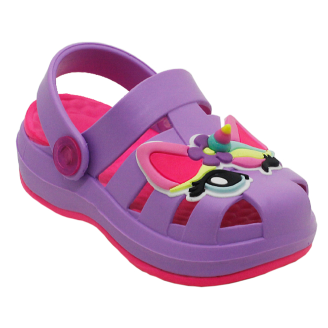 Sandália Infantil Plugt Pop Unicórnio 3D Lilás Menina Ultraleve Confortável Antiderrapante Divertida - Oferta na Shopee