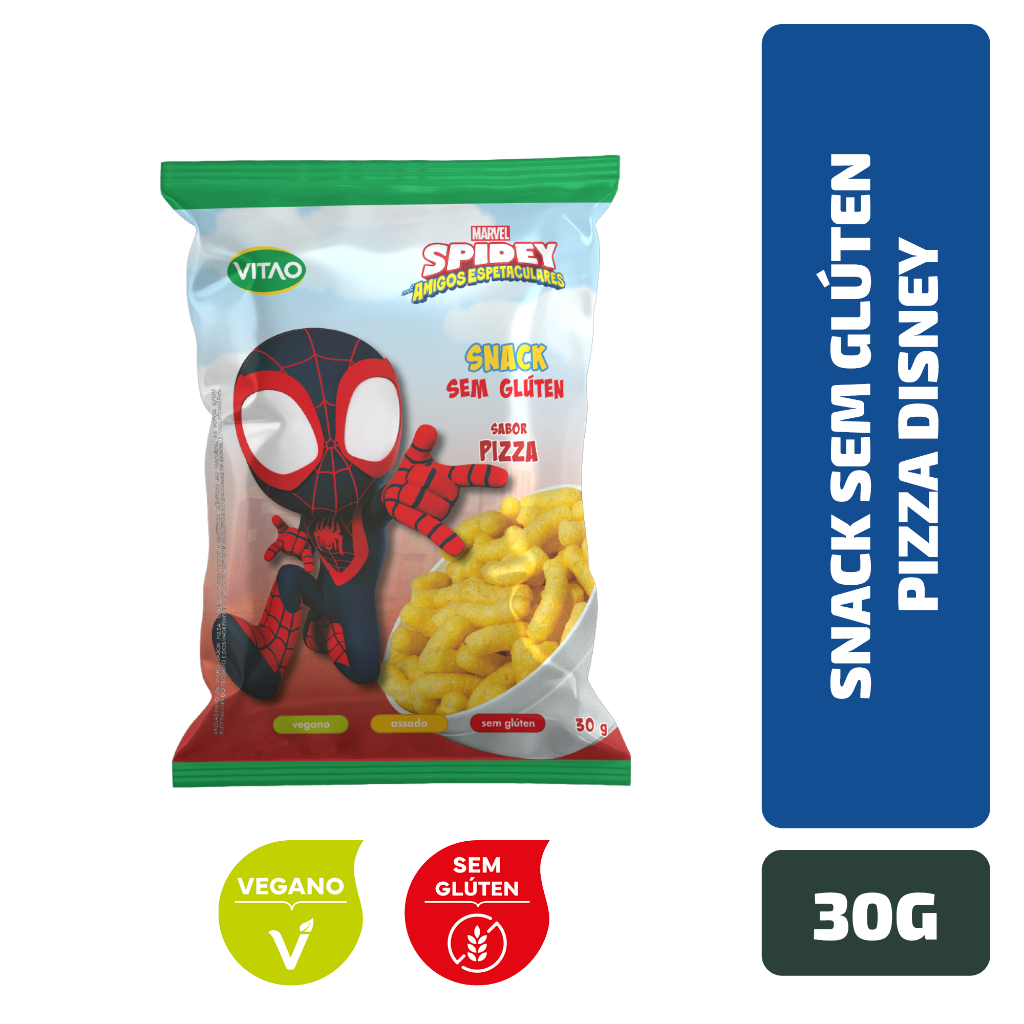 Snack Pizza Sem Glúten Disney 30 g - Oferta na Shopee