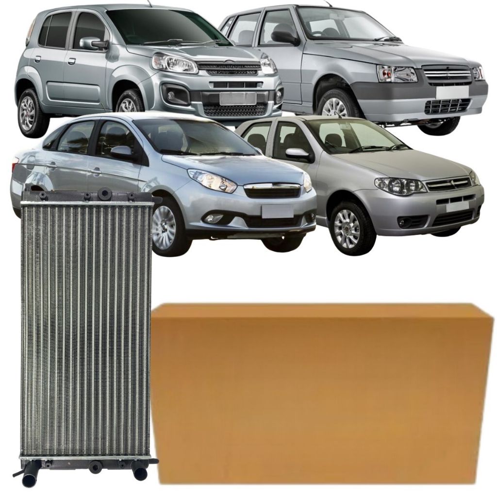 Radiador Original Fiat Uno Palio Grand Siena Com E Sem Ar Radiador Original Fiat Uno Palio Grand Siena Com E Sem Ar - Oferta na Shopee