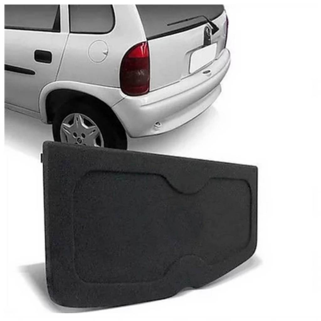 Tampão Porta Malas Chevrolet Corsa Wind 1995 a 2002 4 Portas R-Acoustic Bagagito Carpete Grafite - Oferta na Shopee