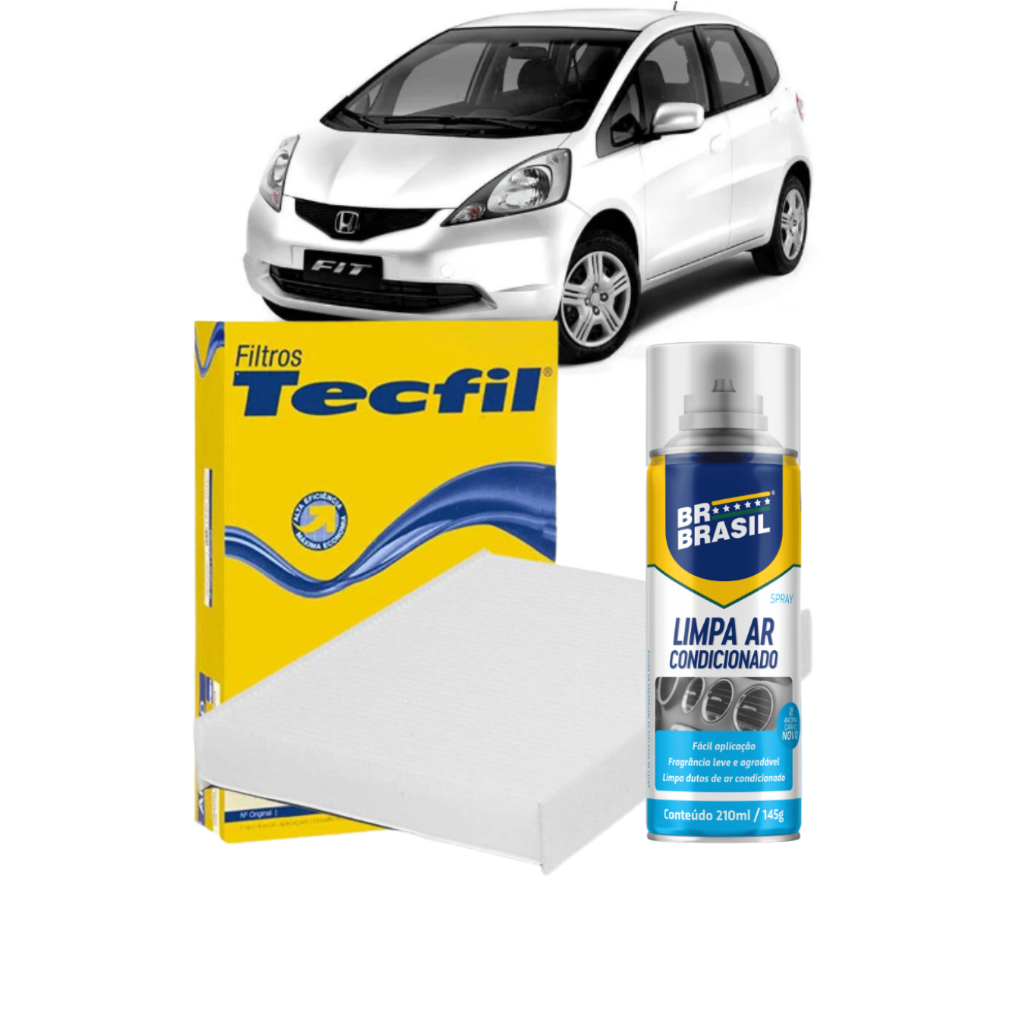 Filtro Cabine Ar Condicionado + Limpa ar Spray HONDA Fit 1.5 Filtro Cabine Ar Condicionado + Limpa ar Spray HONDA Fit 1.5 - Oferta na Shopee