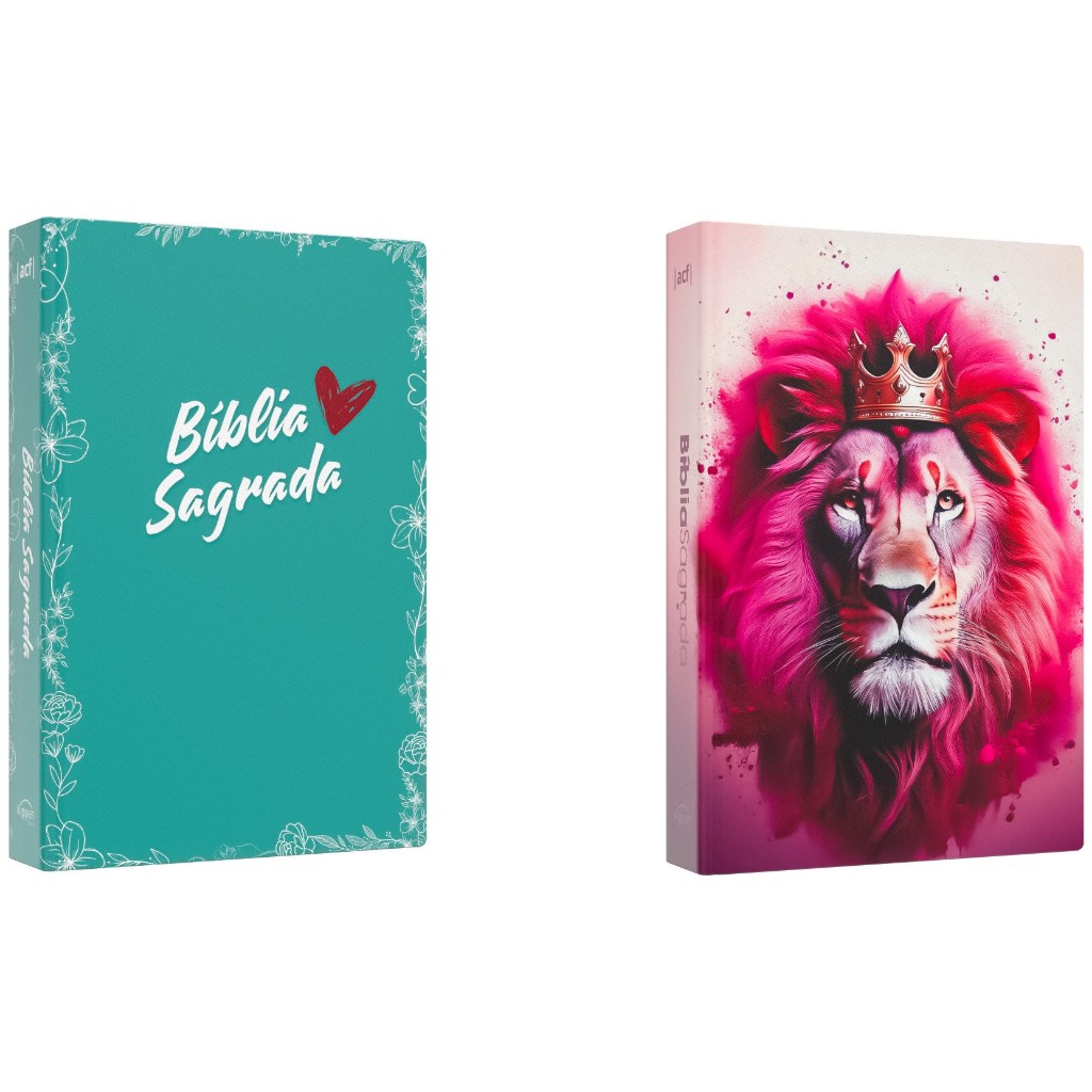 Kit Bíblia Sagrada ACF | Coração Vermelho + Bíblia Sagrada ACF | Leão Judá Rosa Kit Bíblia Sagrada ACF | Coração Vermelho + Bíblia Sagrada ACF | Leão Judá Rosa - Oferta na Shopee