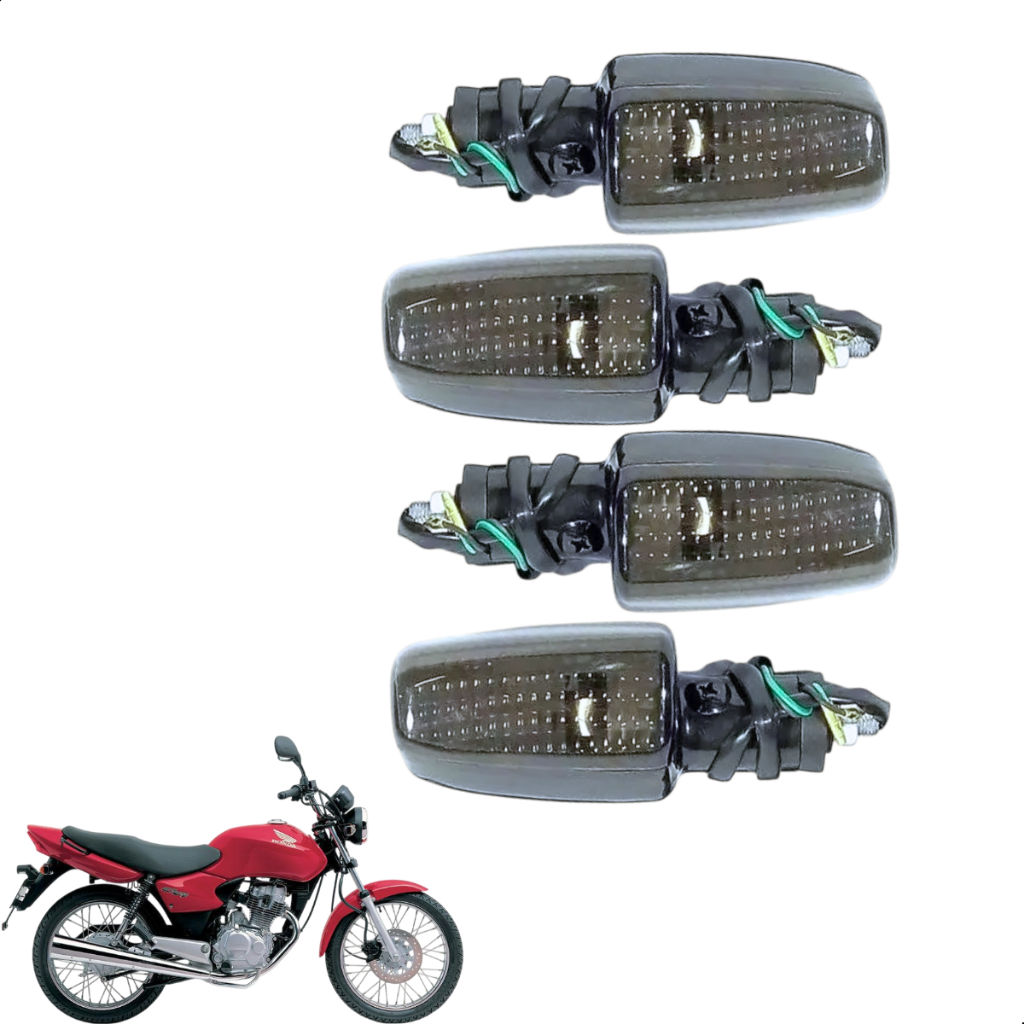 Pisca Seta Moto Para Honda Cg Titan Fan 125 150 Xre Fume Unidades 4 Pisca Seta Moto Para Honda Cg Titan Fan 125 150 Xre Fume Unidades 4 - Oferta na Shopee