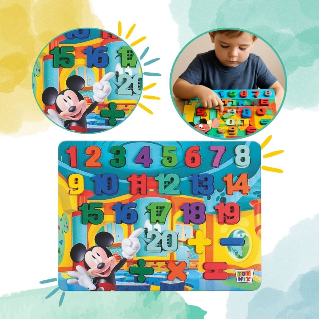 Kit Educativo Disney Quebra Cabeça Aprendizado Desenvolvendo e Brincando com Números e Letras Kit Educativo Disney Quebra Cabeça Aprendizado Desenvolvendo e Brincando com Números e Letras - Oferta na Shopee