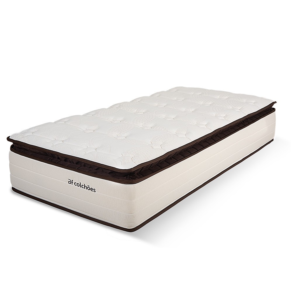 Colchão Solteiro Molas Ensacadas Sensation Premium 88x188cm BF Colchões Colchão Solteiro Molas Ensacadas Sensation Premium 88x188cm BF Colchões - Oferta na Shopee