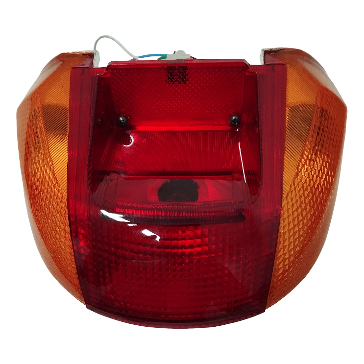 Lanterna Traseira Completa Com Fiação Honda Biz 100 Honda Pop 100 Lente Vermelha - Oferta na Shopee