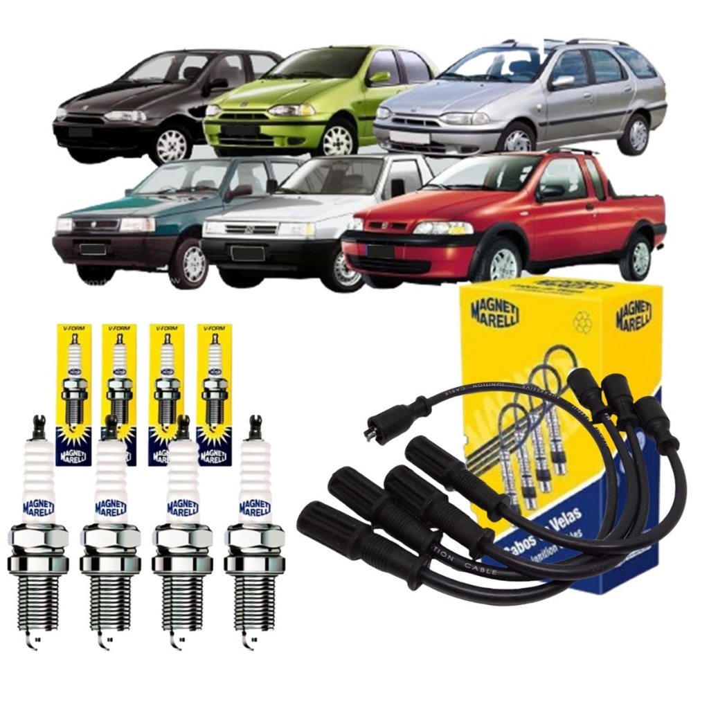Kit Cabo Vela Pálio Siena Fiorino 1.0 8v Fiasa Mpi Gasolina - Oferta na Shopee