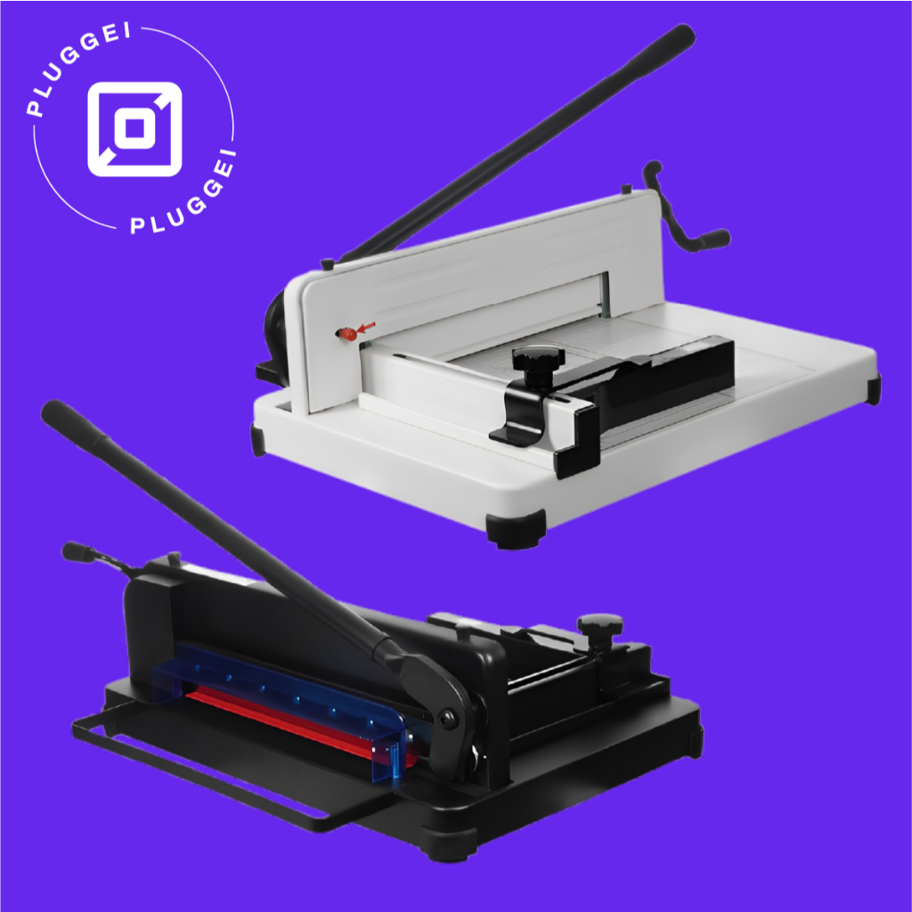Guilhotina Industrial 400 Folhas Papel A4 Tamanho Grande Escritório Escola Gráfica com Trava - Oferta na Shopee