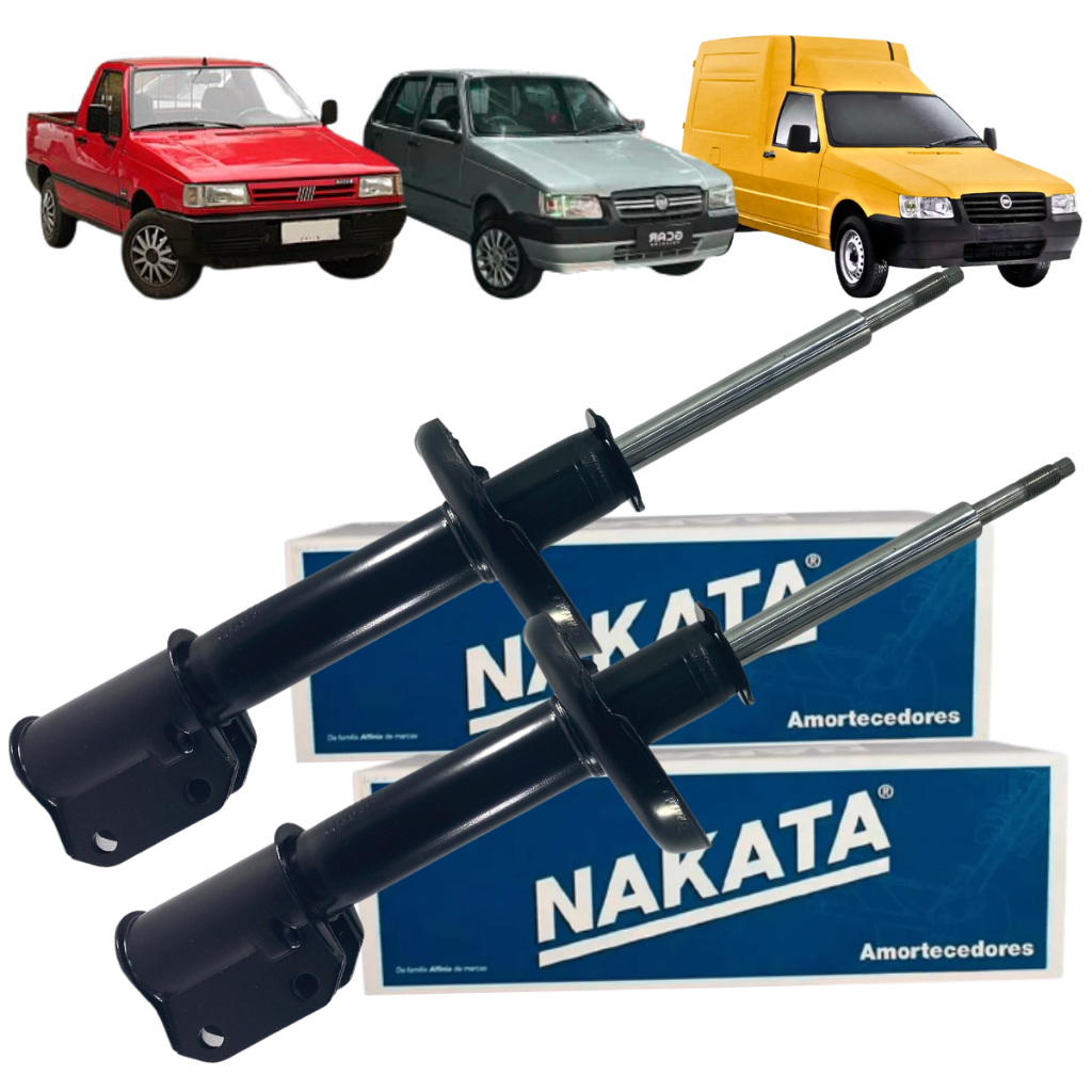 Par Amortecedor Dianteiro Nakata Fiat Uno Mille Furgoneta Fiorino Furgão Pick-up Par Amortecedor Dianteiro Nakata Fiat Uno Mille Furgoneta Fiorino Furgão Pick-up - Oferta na Shopee