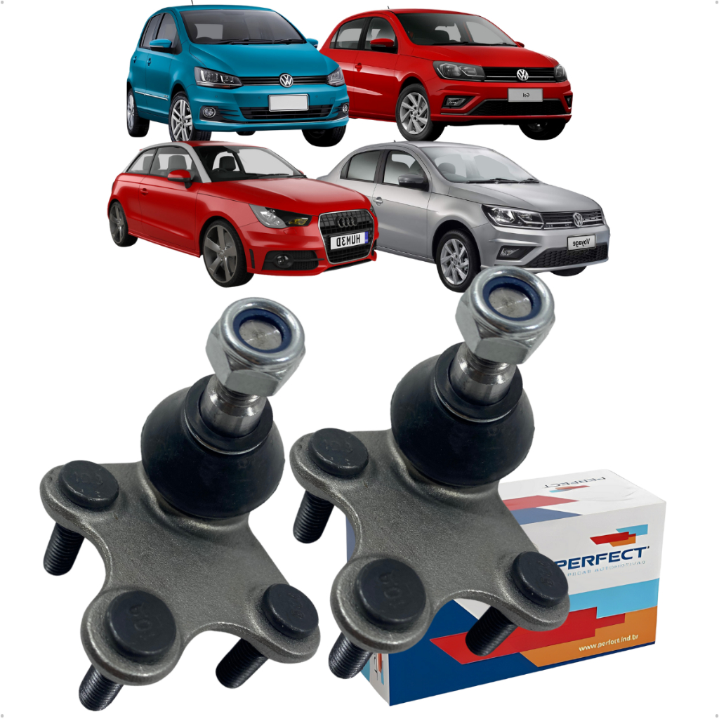 Par Pivô Bandeja Suspensão PerfectVw Voyage 1.0 12v 2013 - Oferta na Shopee