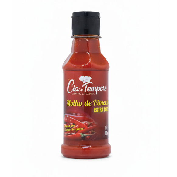 Molho Pimenta Ultra Forte - CIA DO TEMPERO - Oferta na Shopee