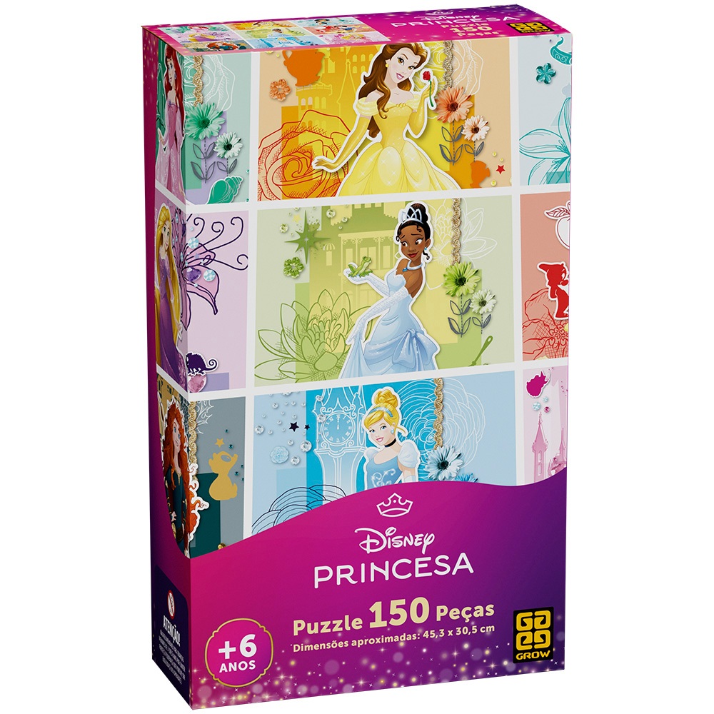 Puzzle 150 peças Princesas Puzzle 150 peças Princesas - Oferta na Shopee