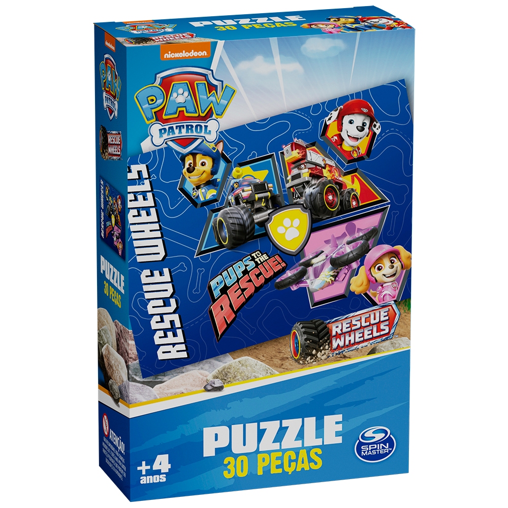 Puzzle 30 peças Patrulha Canina Puzzle 30 peças Patrulha Canina - Oferta na Shopee